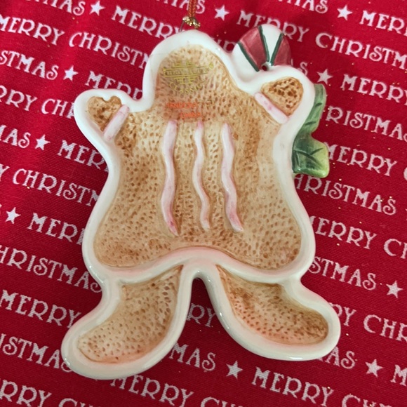 Fitz & Floyd Gingerbread Man Candy Cane ornament - Picture 3 of 5